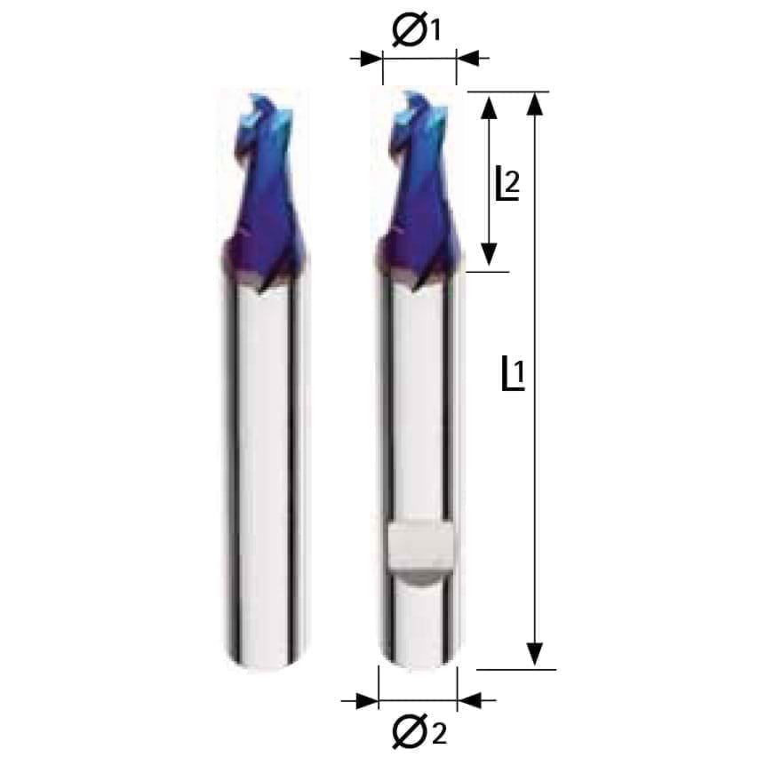 ENDMILL SOLID CARDBIDE (รุ่นประหยัด) Intertool.co.th Solid carbide